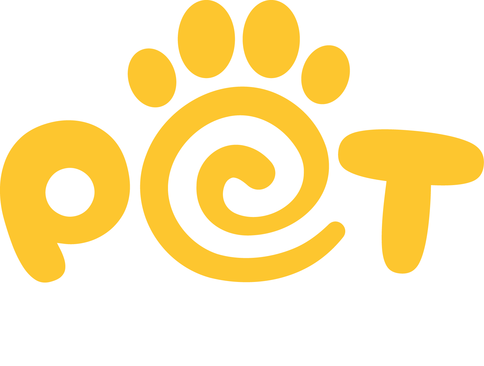 Logo Pet Esperança Amarelo Branco